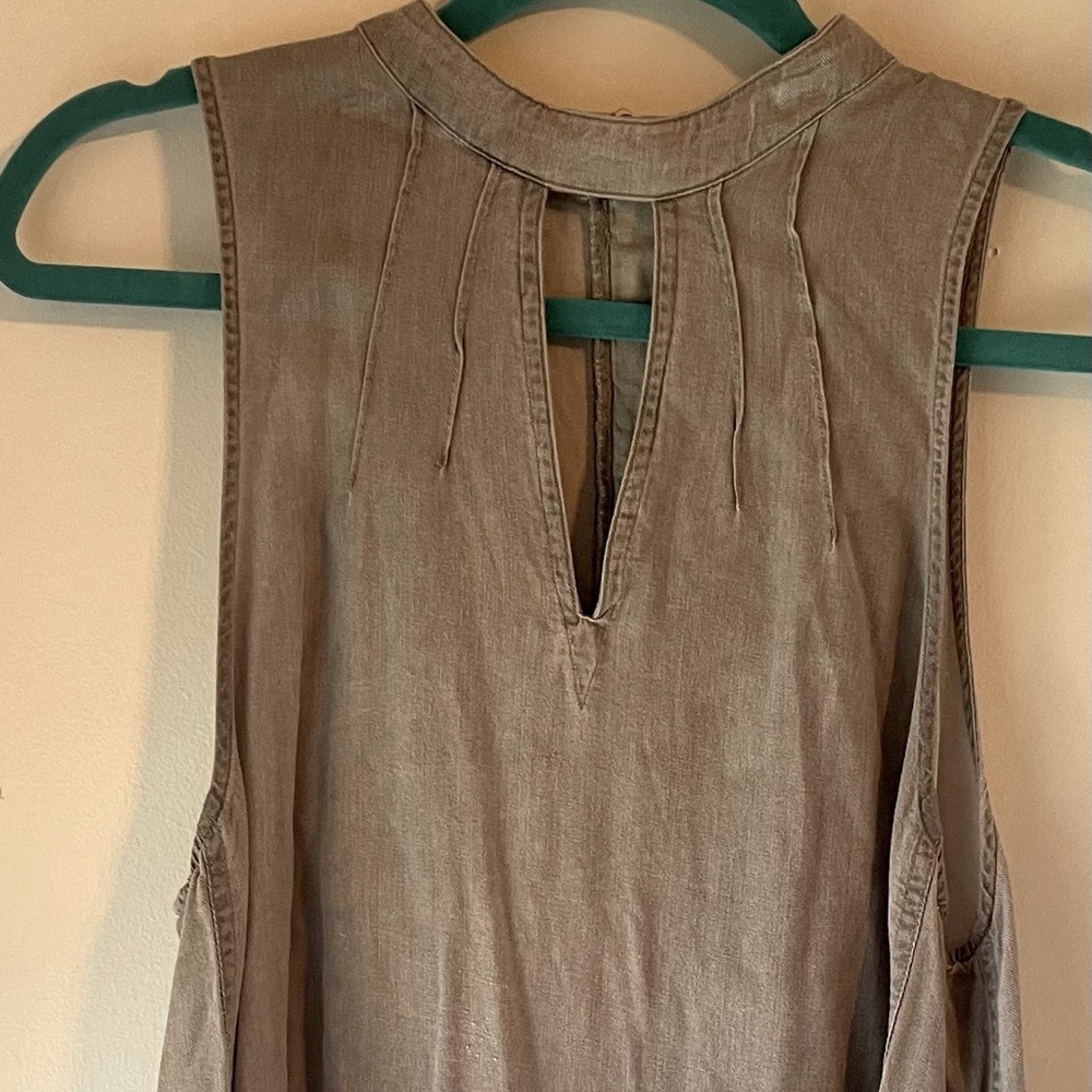 CF Grey zipper dress M